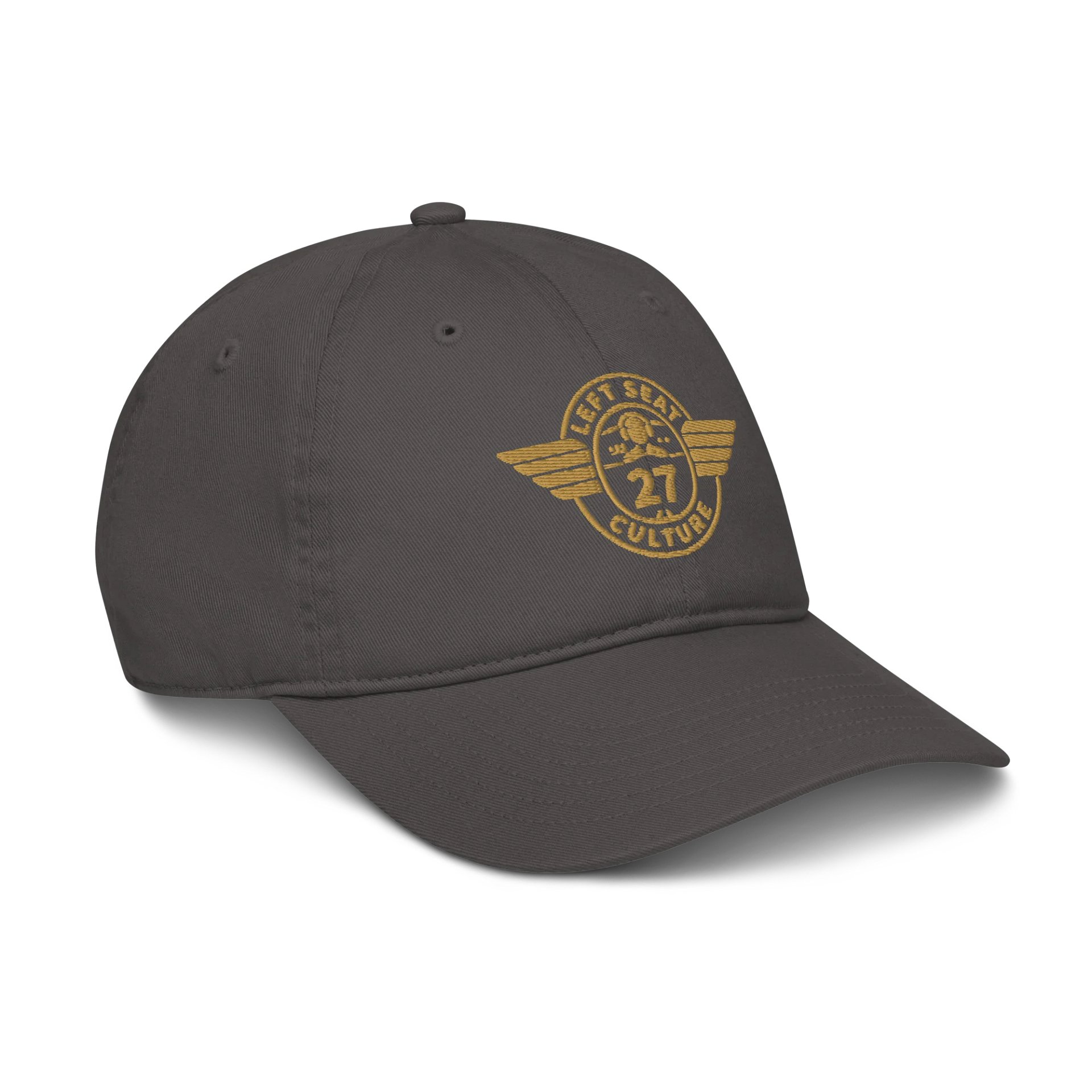 Left Seat Culture Cap - Grey / Gold product image (6)