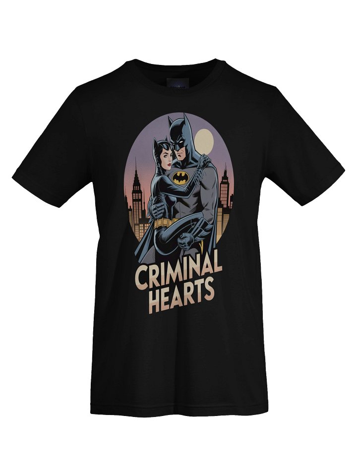 Criminal Hearts: Batman & Catwoman Forbidden Embrace T-Shirt product image (1)