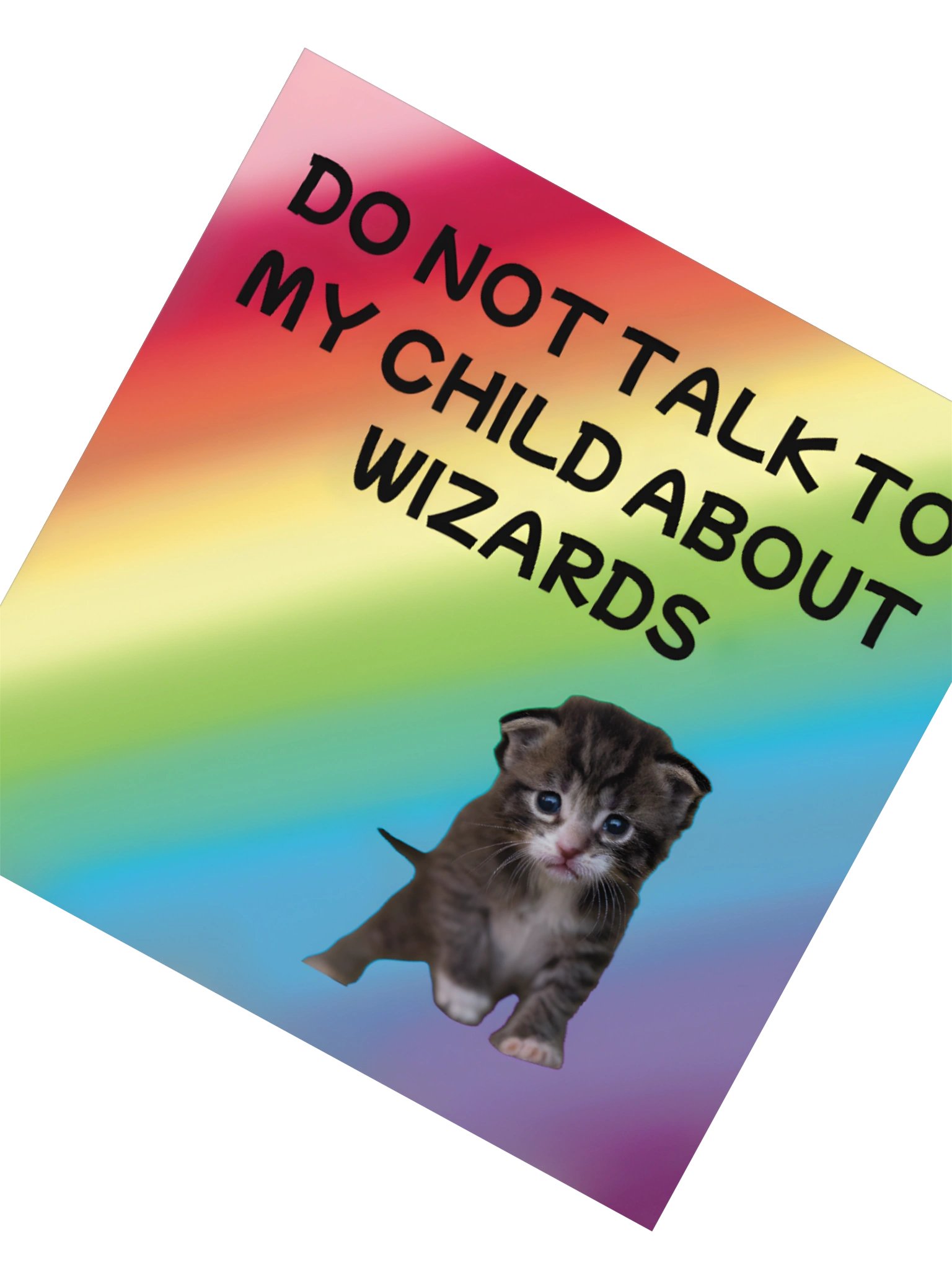 Do Not Talk to My Child About Wizards Sticker product image (6)