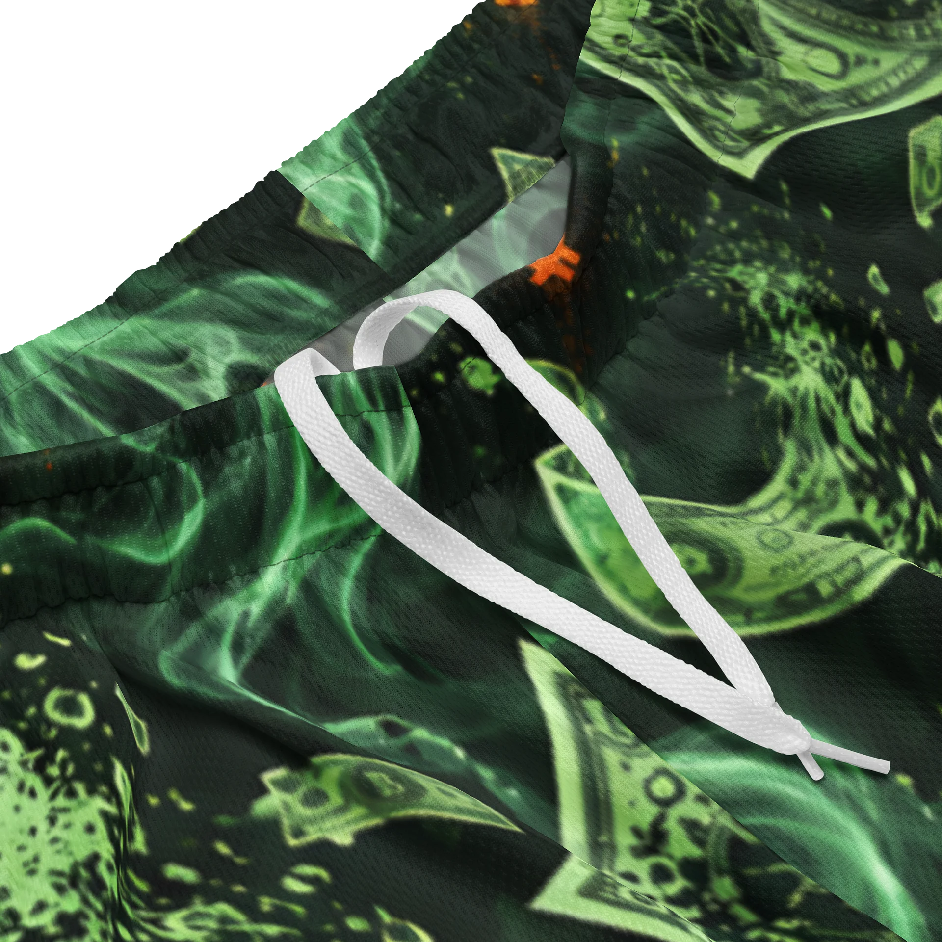 Bitcoin Cash Swirl Mesh Shorts product image (3)