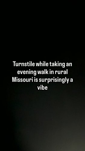 Try it sometime. #turnstile #punk #eveningwalk