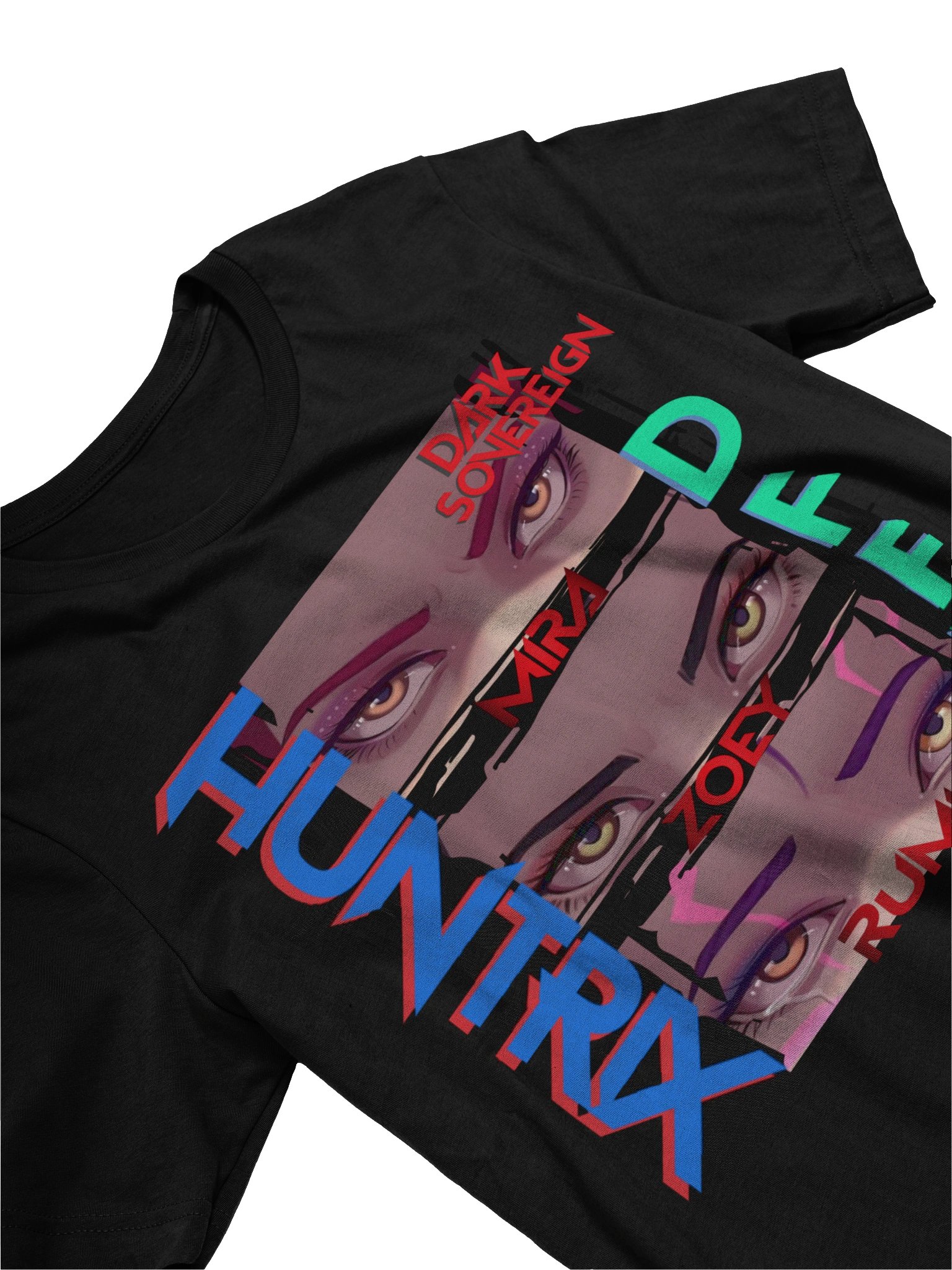 dark sovereign huntrix stare down mode tee product image (18)