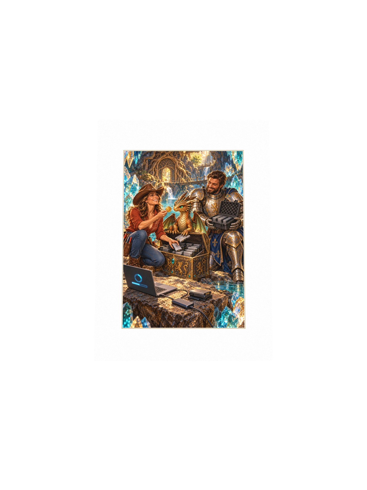Cache Dragon Small Art Print product image (4)