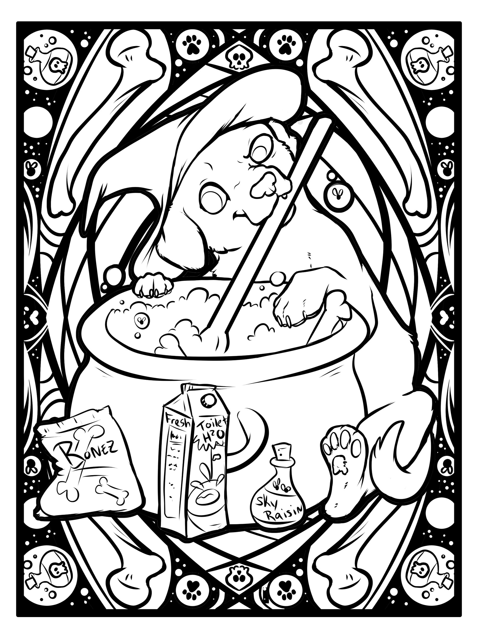 Halloween Pets - Coloring Pages product image (2)