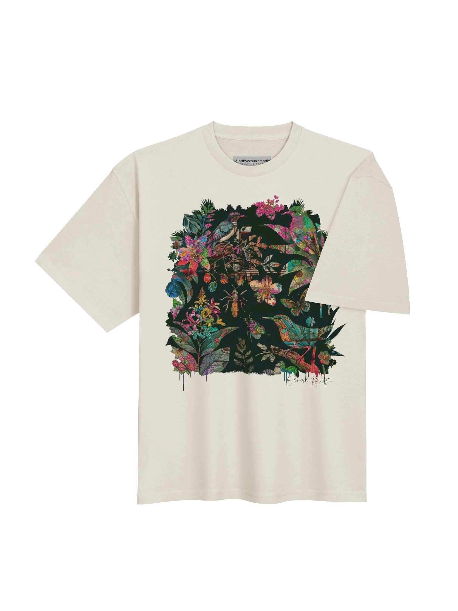 The Midnight Aviary by Edward Martin- Oversized Tee product image (4)