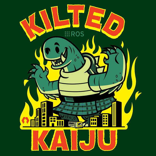 Kilted Kaiju swag