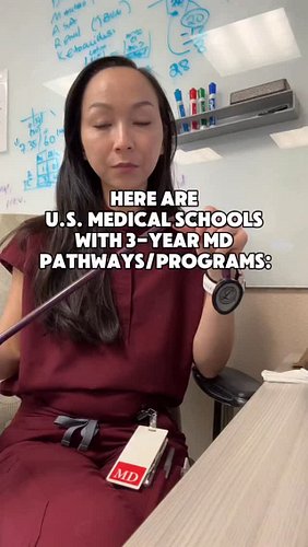 Here are U.S. medical schools with 3-year MD pathways/programs:

A few important nuances:

Many are conditional/direct reside...