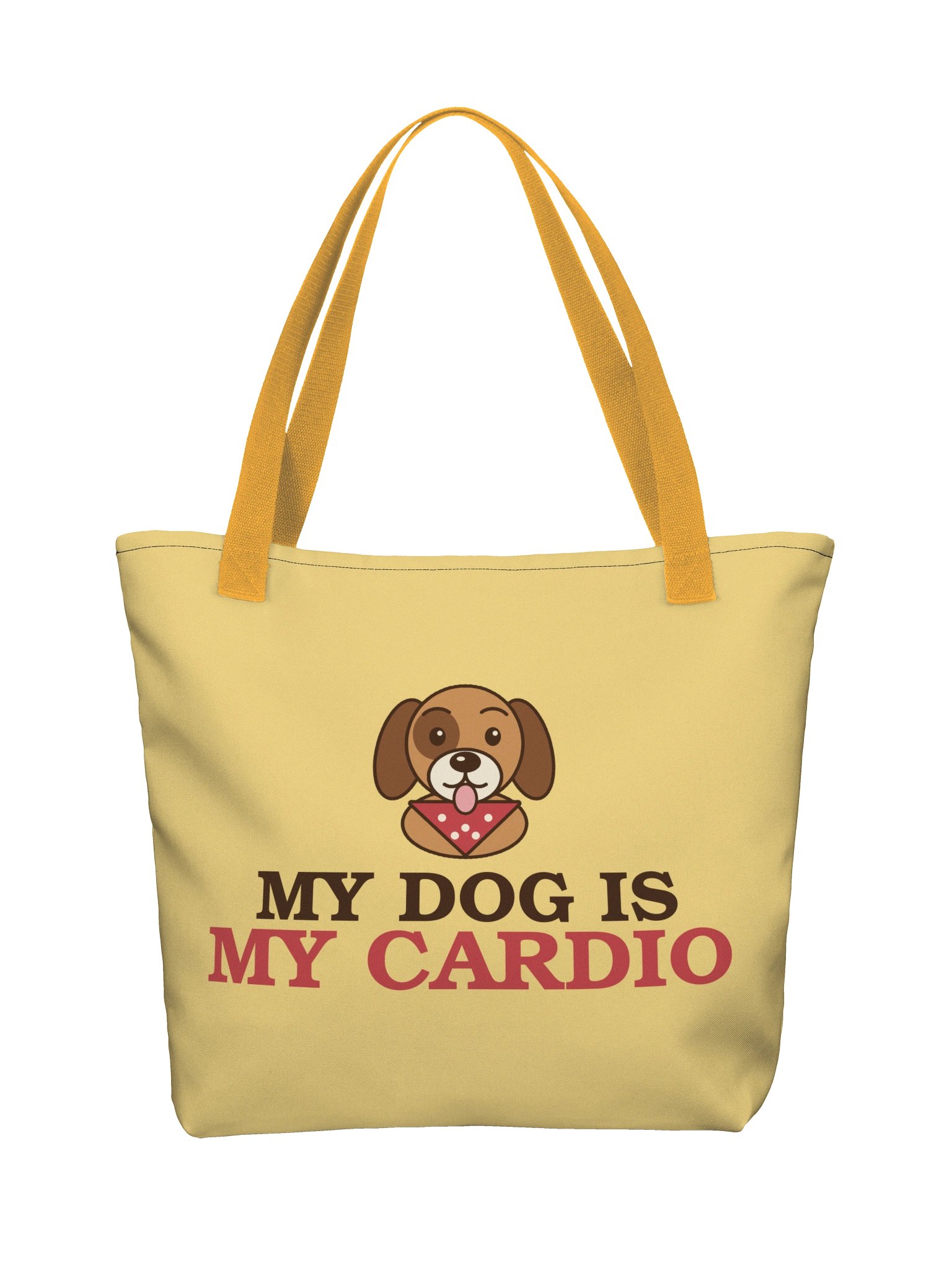 My Dog Is My Cardio Tote Bag – Funny Dog Mom & Dog Dad Gift product image (11)