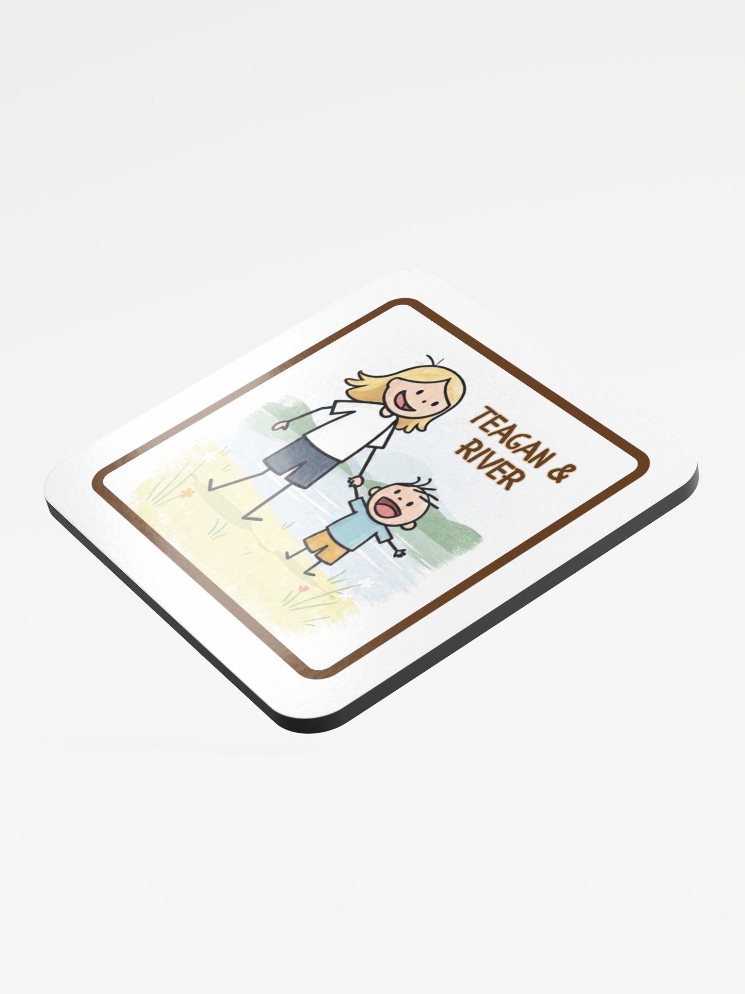 Teagan & River Personalized Cork Coaster product image (3)