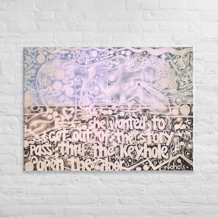 Sleeping Woman (1991) on canvas (40" x 55") product image (2)