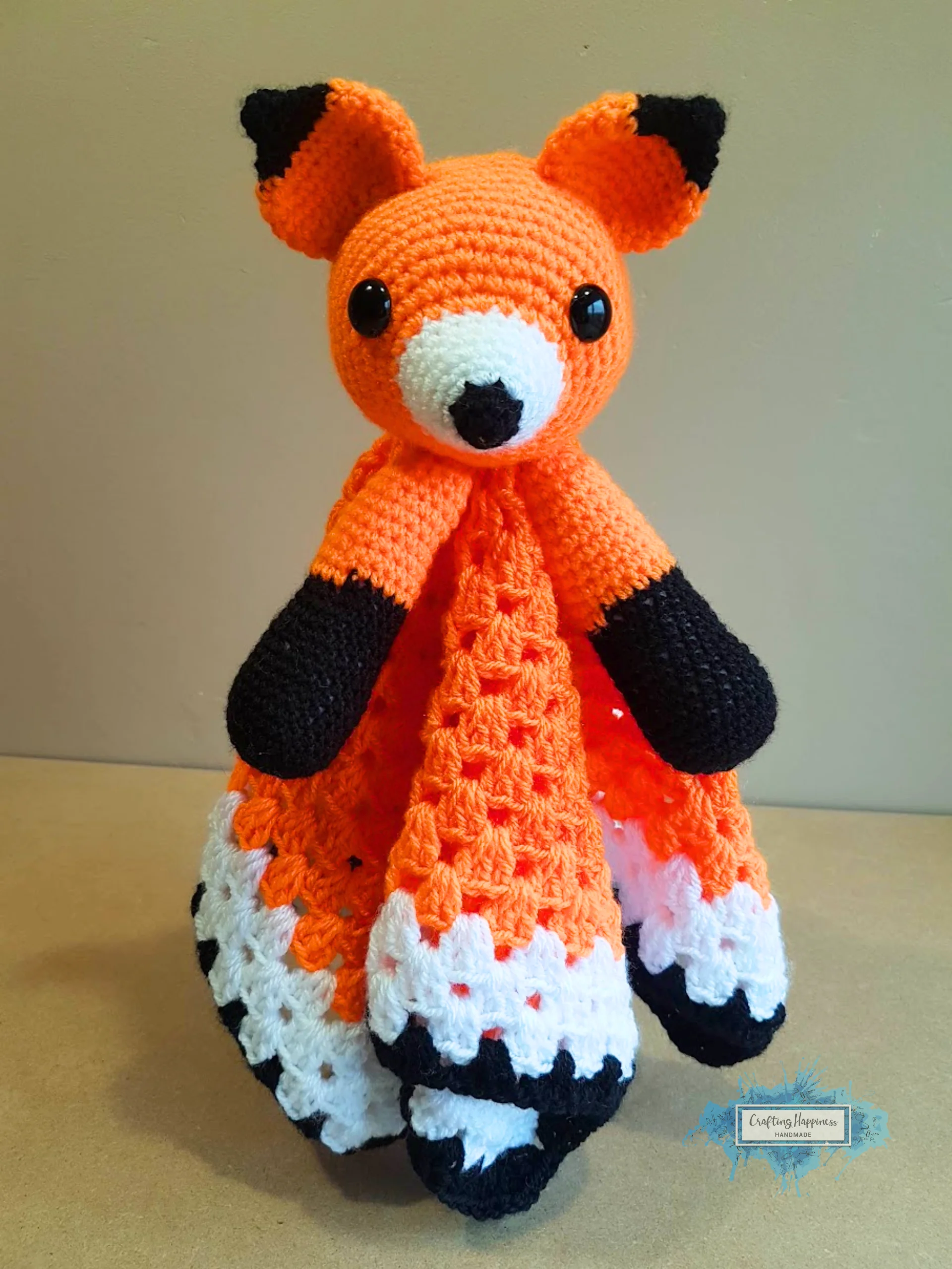 Crochet Fox Lovey Pattern – Beginner & Intermediate Options PDF Pattern - Crafting Happiness product image (4)