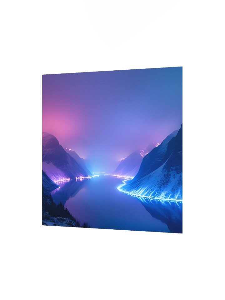 Dreamy Mountain Glow Poster product image (8)