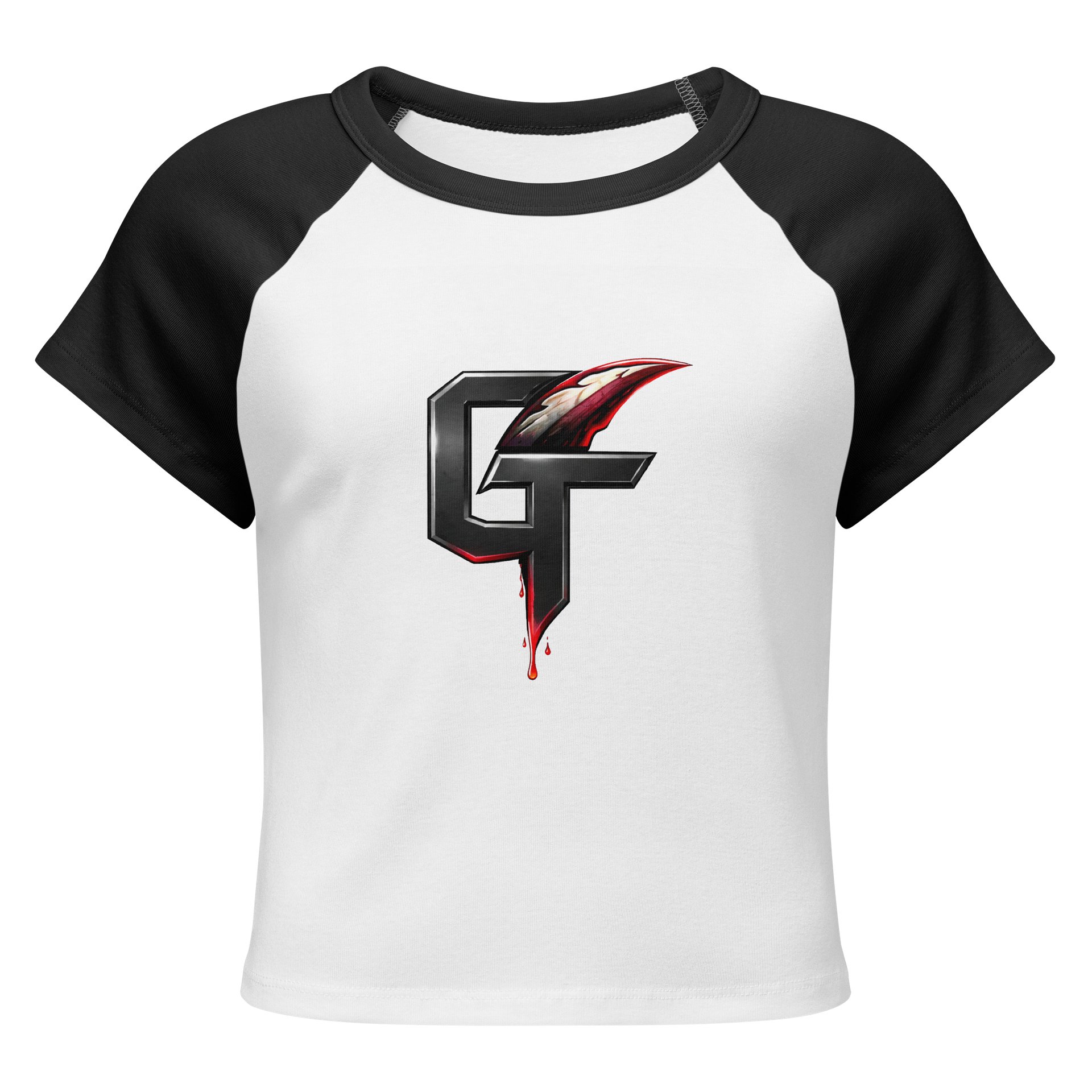 GnarlyToenail Logo Women's Raglan Baby Tee product image (1)