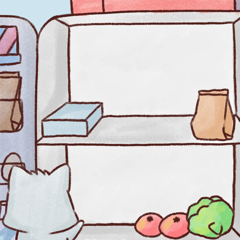 Nyx's refrigerator~ | 6cm memopad product image (1)