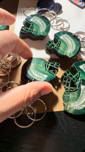 Loved making the keychains thank you @cassicgregory #ala #oneteamonemissionveteransfirst