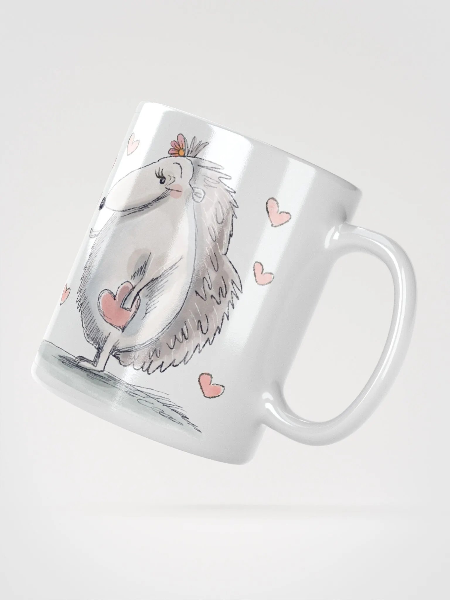 Whimsical Hedgehog Love Mug product image (4)