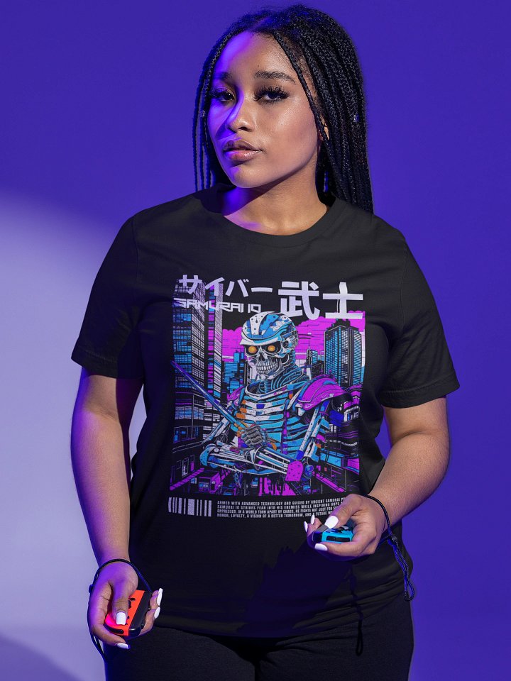Raikuro: Cyber Samurai Warrior T-Shirt product image (2)