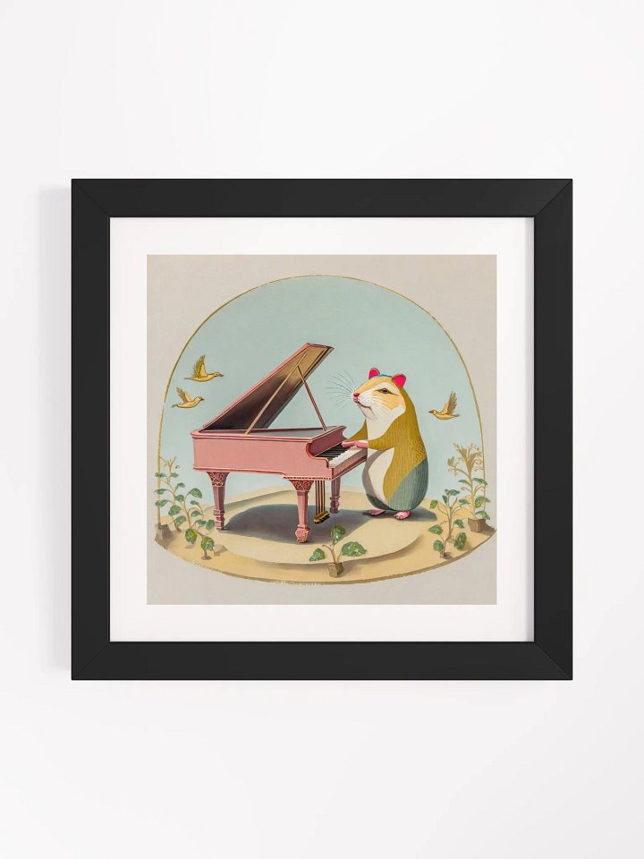 Musical Maestro Hamster Framed Poster product image (8)