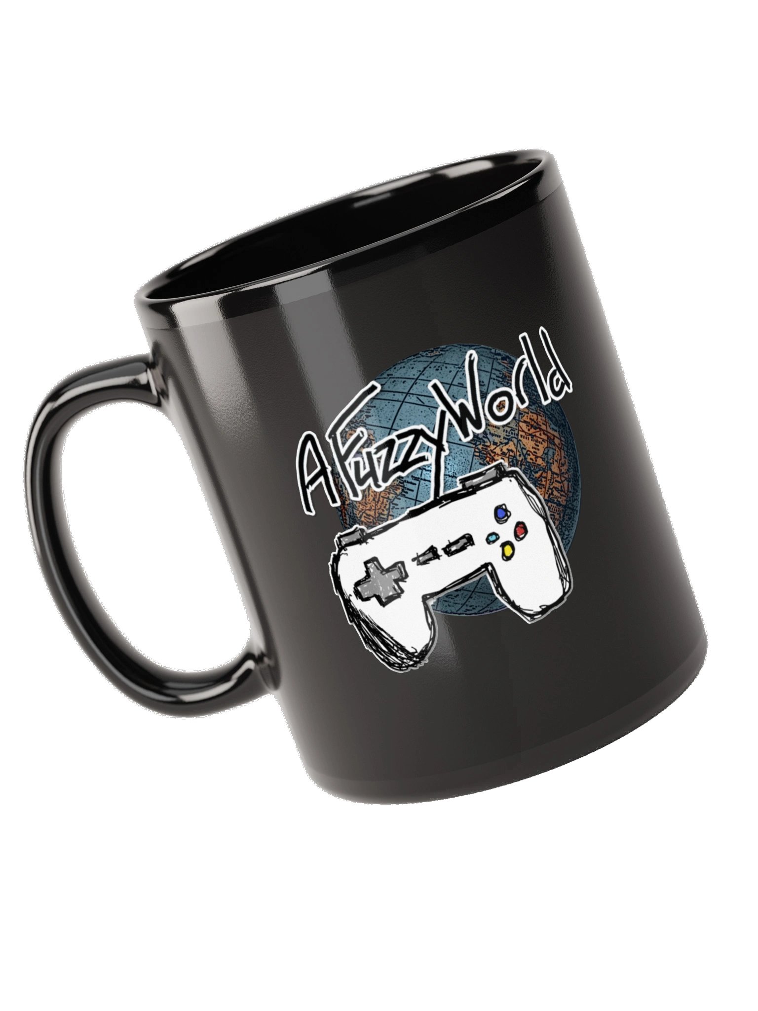 2026 A Fuzzy World Black Mug product image (10)