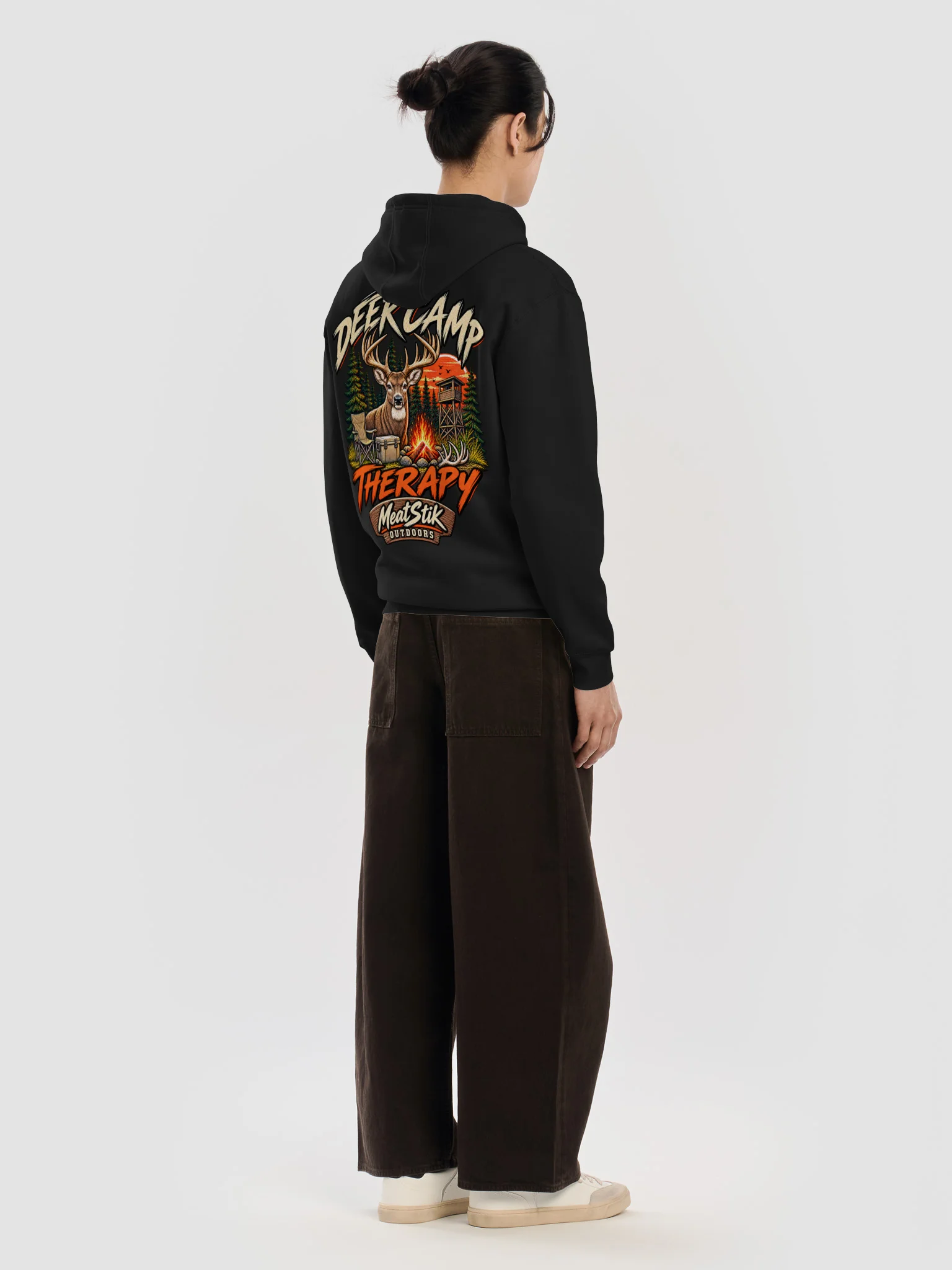 Deer Camp Therapy Full-Zip Hoodie product image (47)