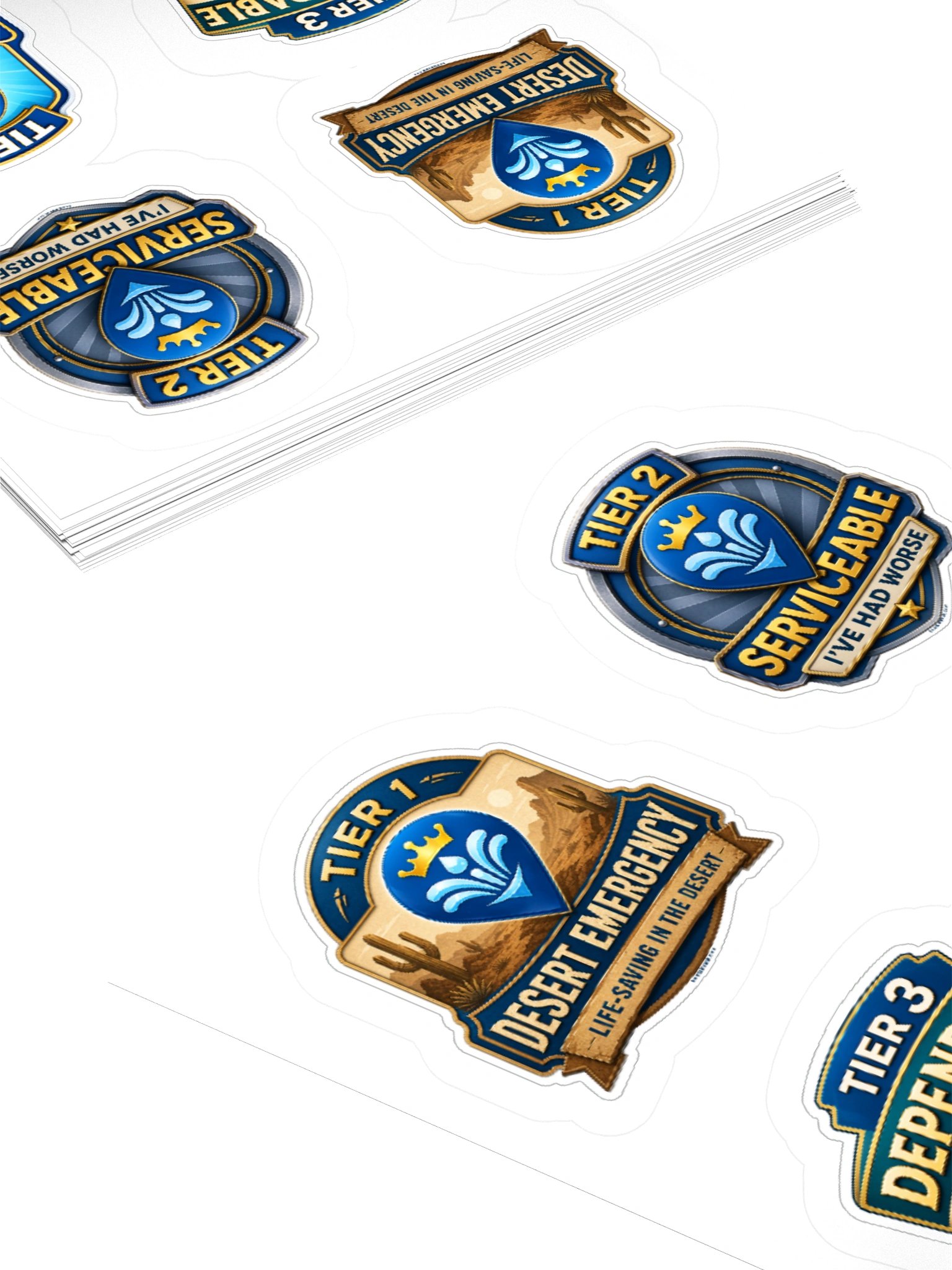 FountainRank - Tier 1-4 Stickers product image (11)