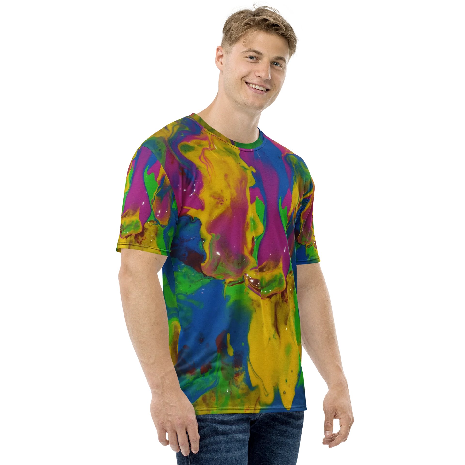 Customizable All-Over Print Crew Neck T-Shirt product image (4)