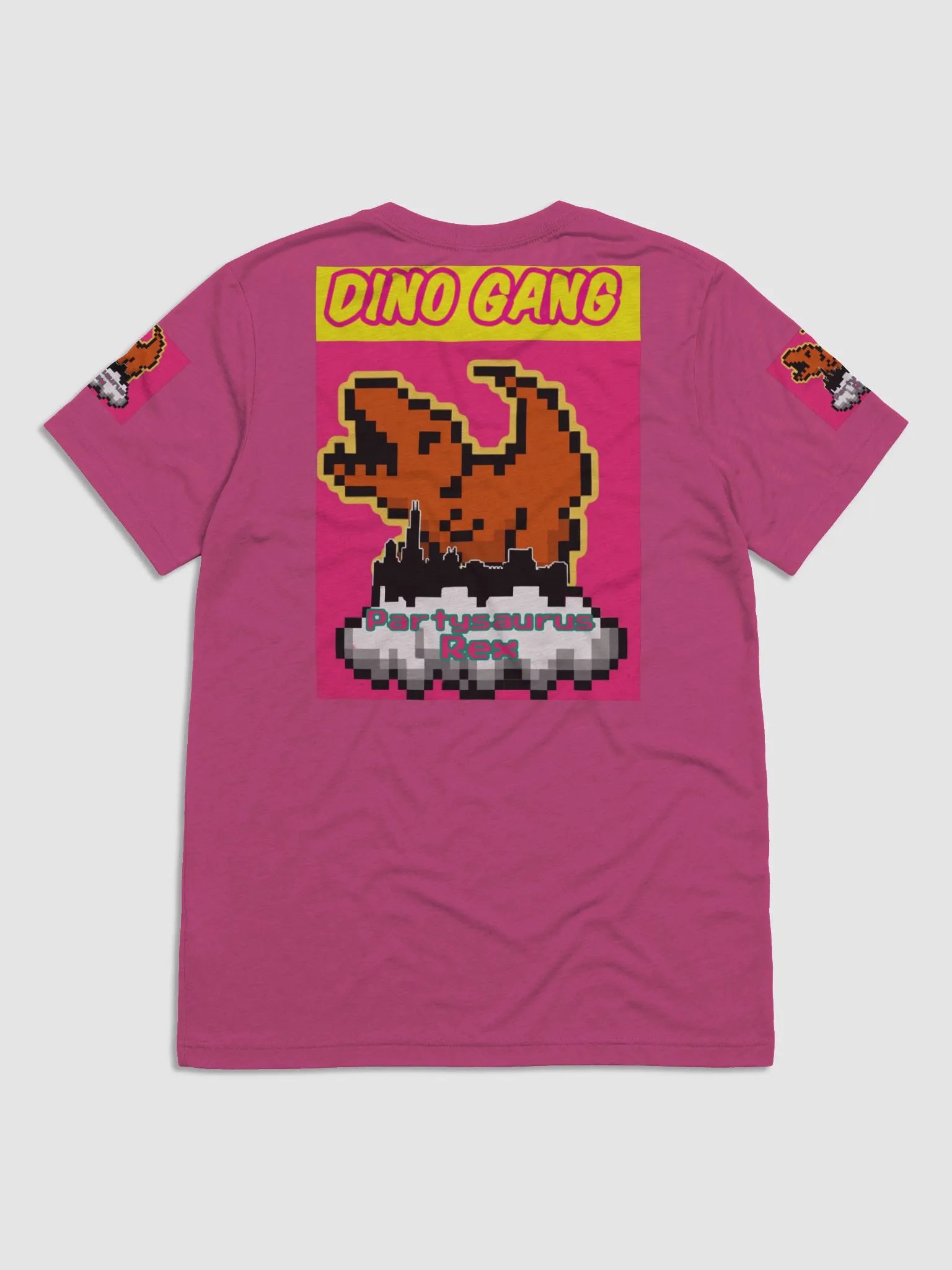 8 Bit Partysaurus Rex Tri-Blend Tee product image (2)