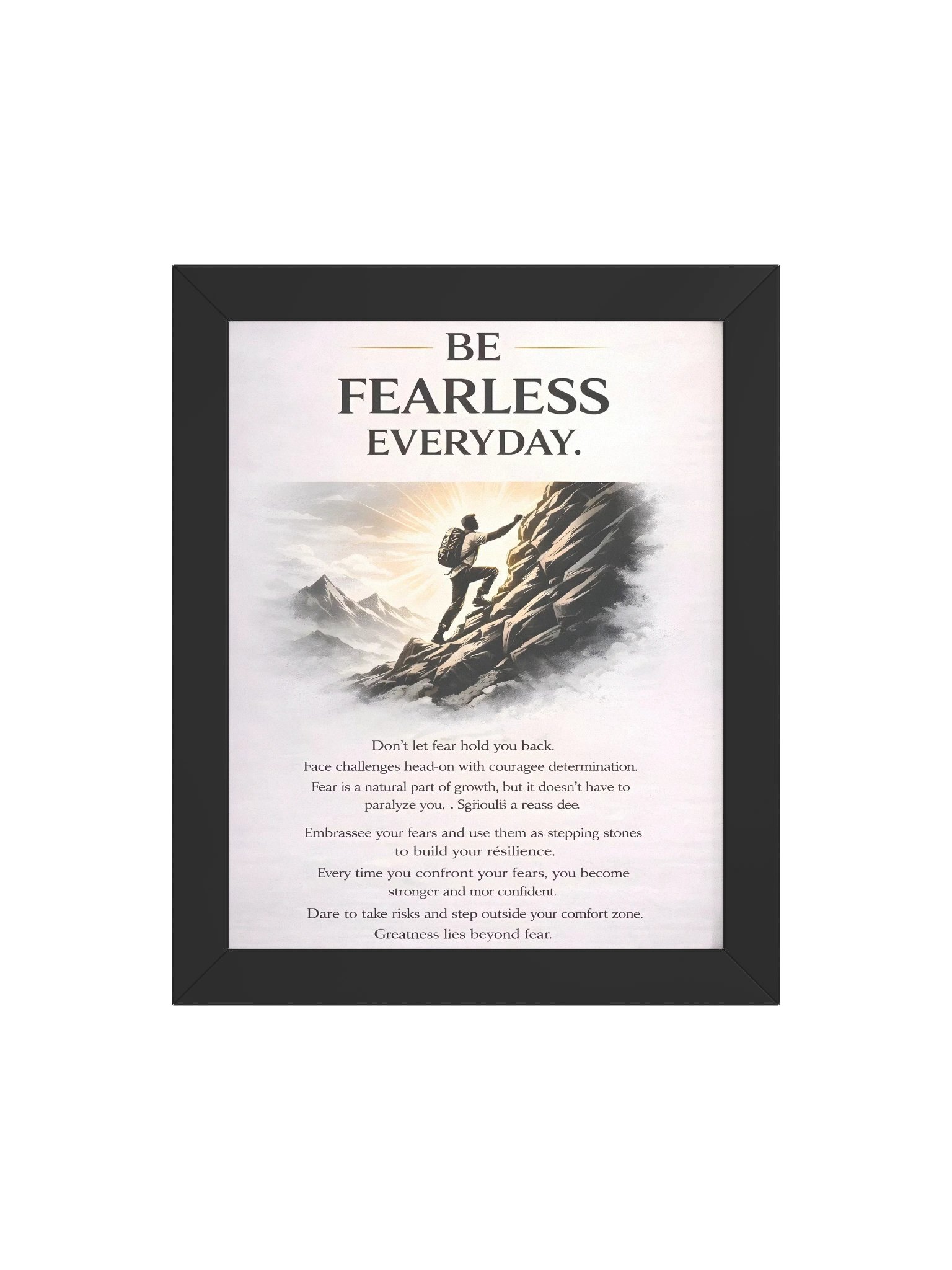 Be Fearless Everyday – Courage, Growth & Inner Strength Wall Art product image (84)