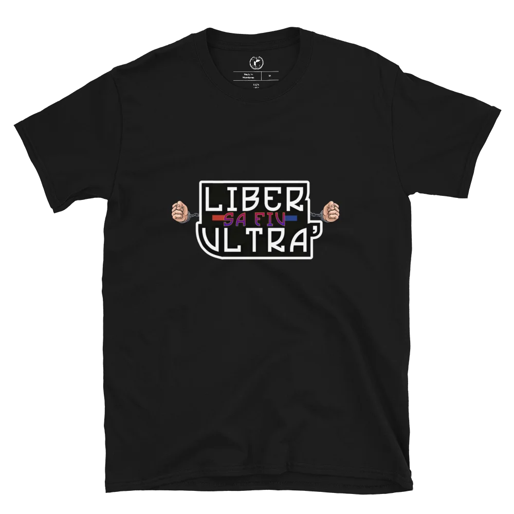 Tricou Liber să Fiu Ultra' || Roșu și albastru product image (2)