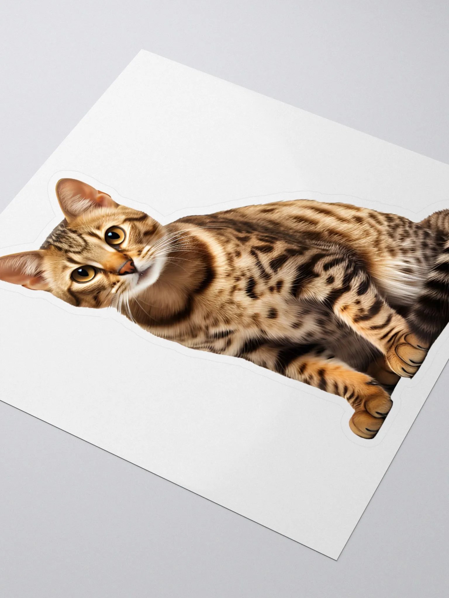 Bengal Beauty Cat Stickers product image (3)