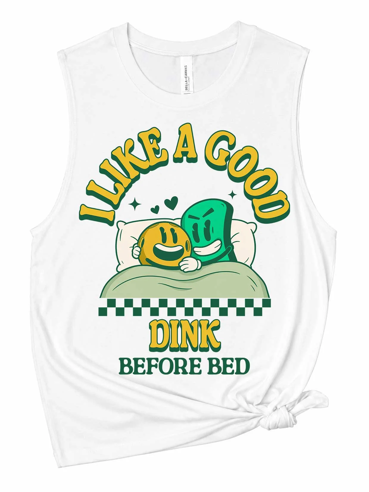 I Like a Good Dink Before Bed Funny Pickleball Tank Top product image (1)