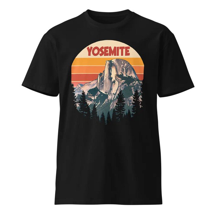Vintage Yosemite T-Shirt with Retro Mountain product image (1)
