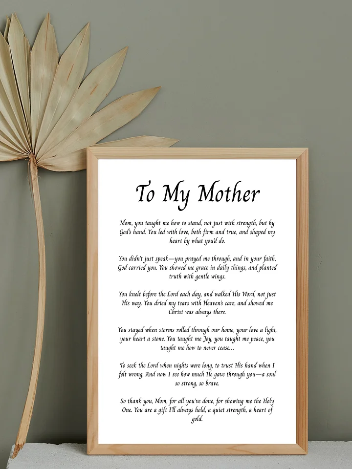 To My Mother product image (1)