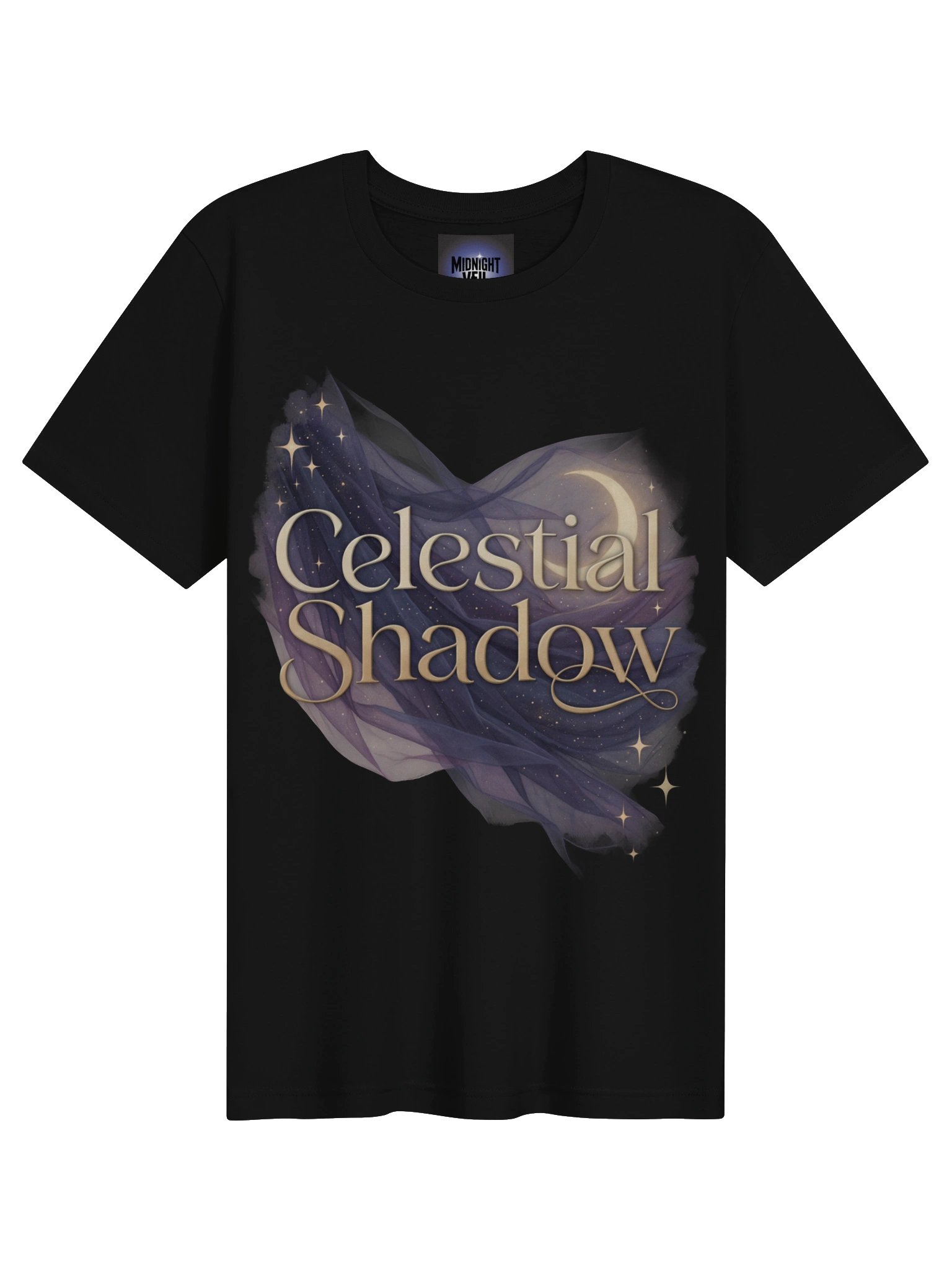 Midnight Veil Celestial Shadow T-Shirt product image (6)