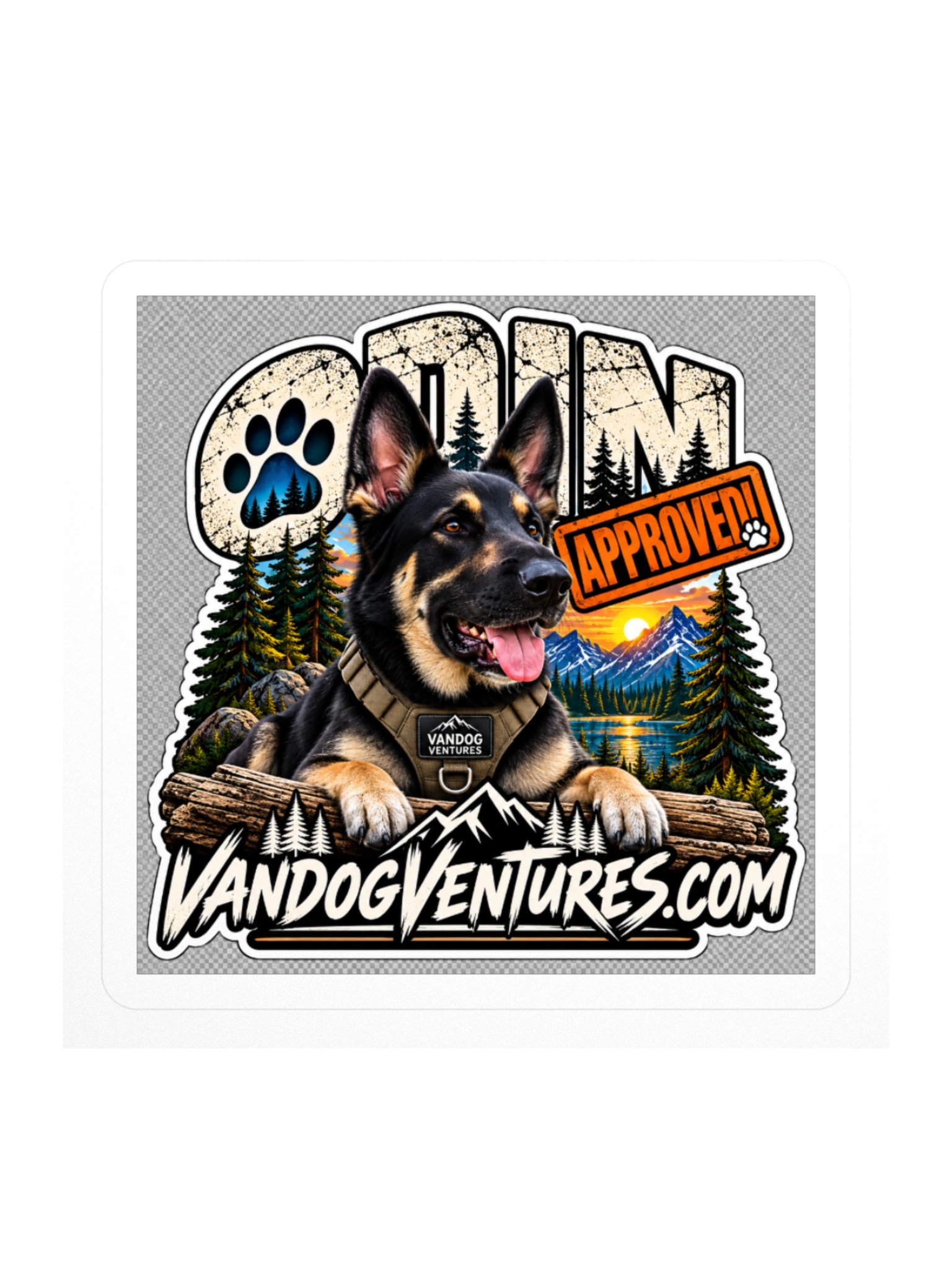 Odin Approved Adventure Sticker product image (2)