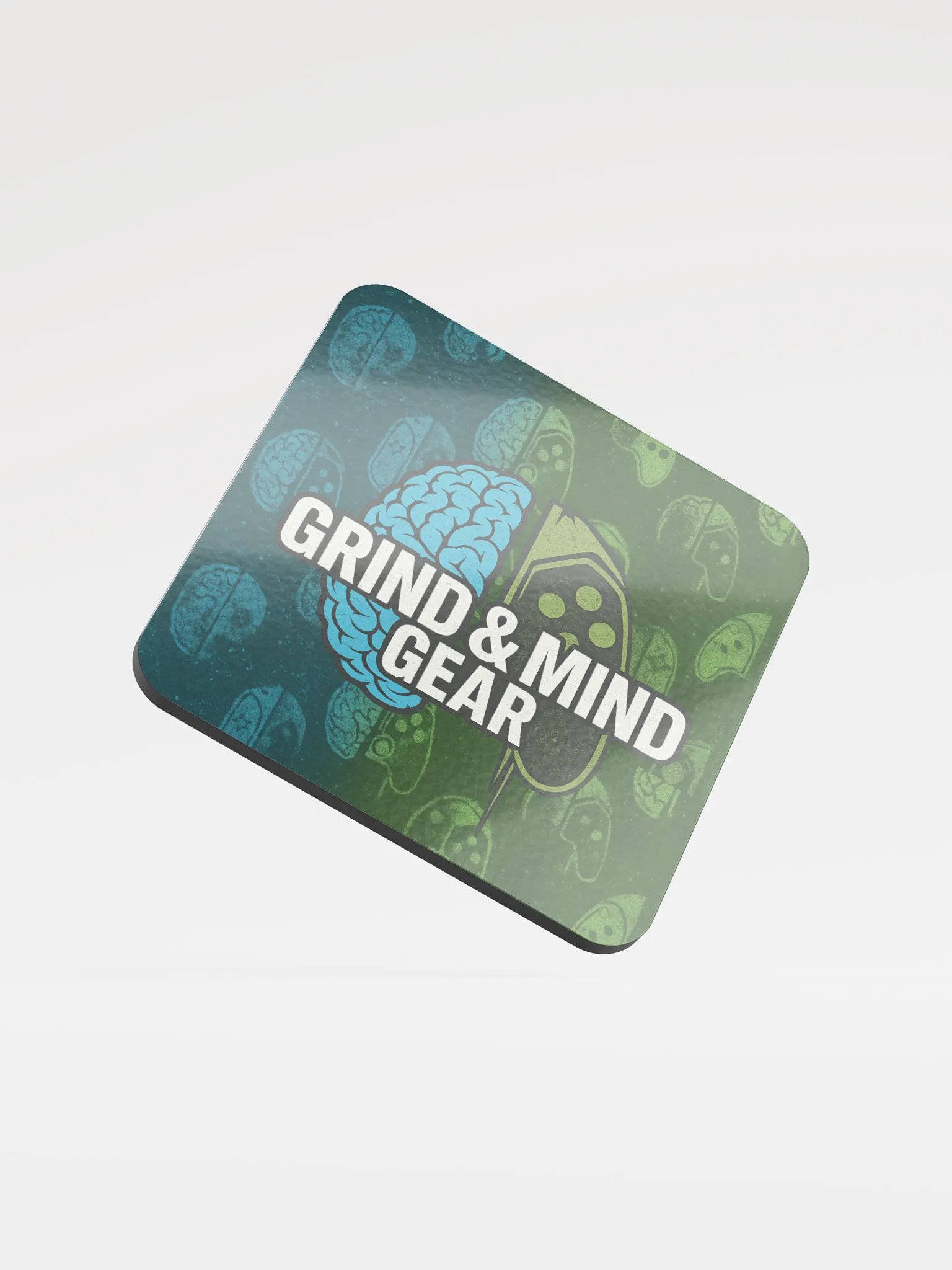 Grind & Mind Gear Logo Glossed Coaster product image (1)