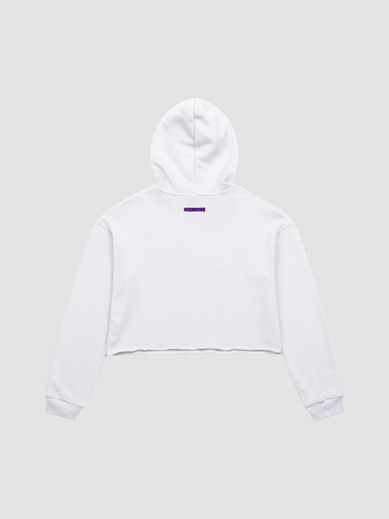 Alien Crop Hoodie Sweatshirt product image (12)