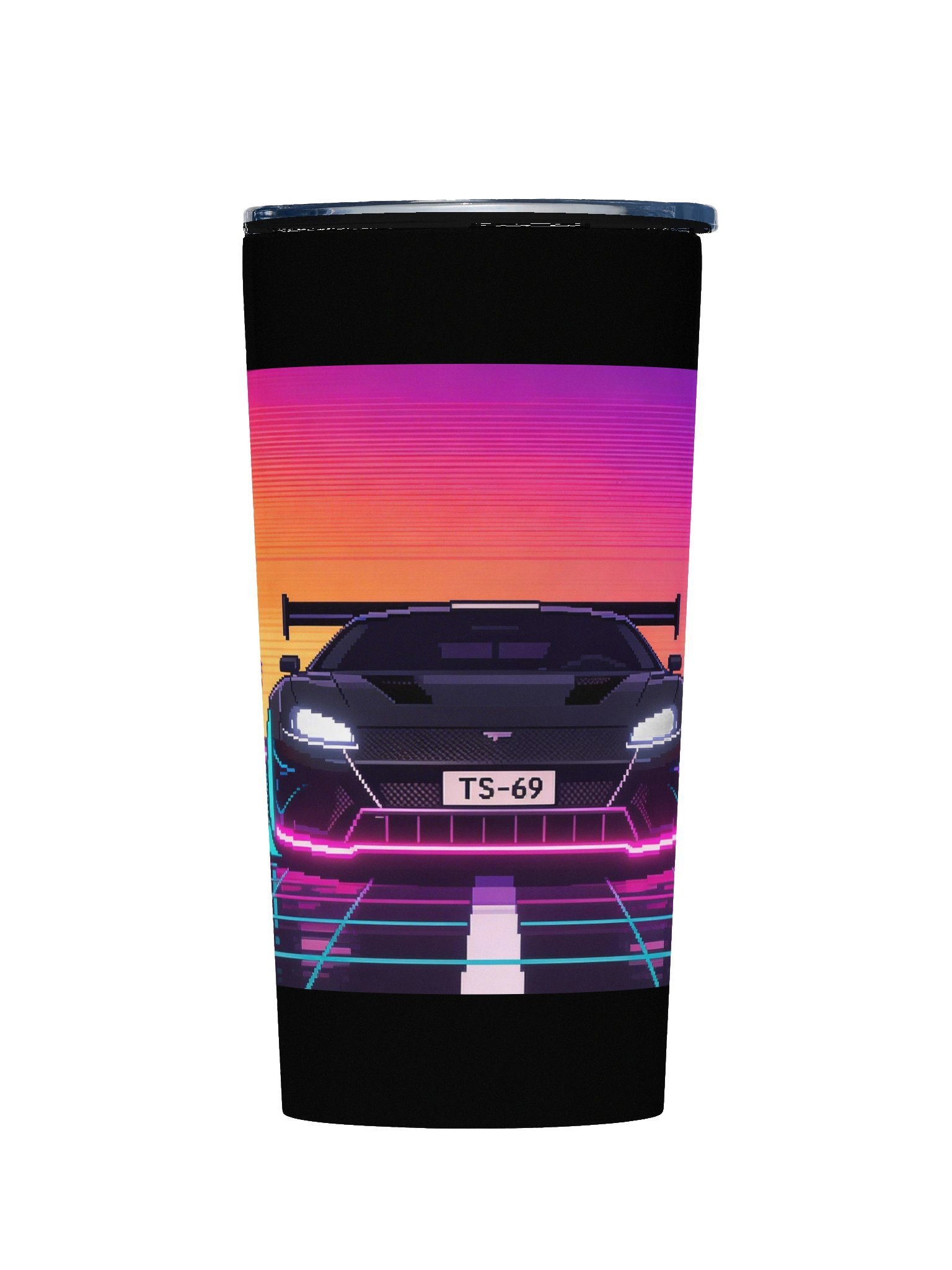 TS-69 Sunset Retro Pixel Art | 20oz Stainless Steel Tumbler product image (1)