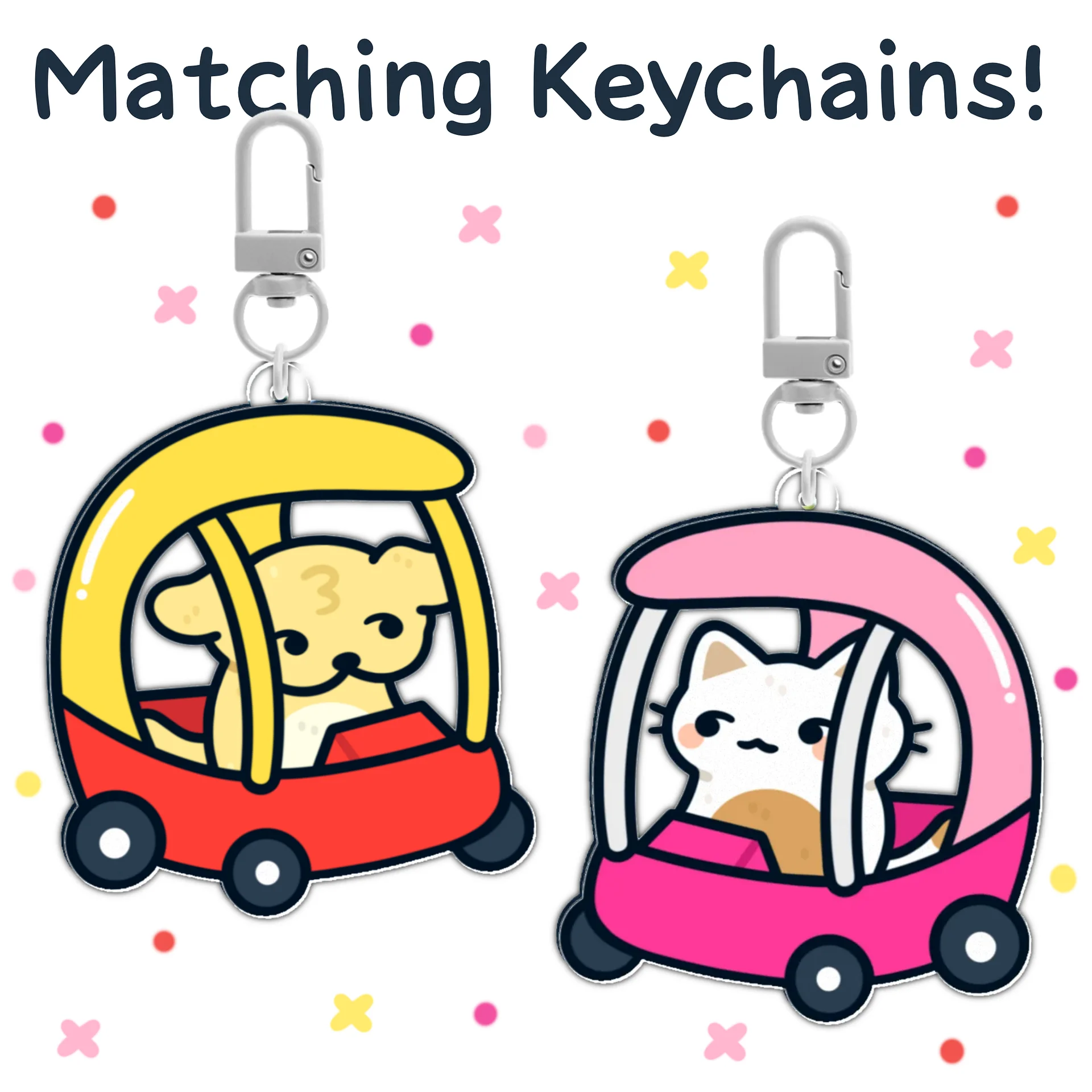 Suni & Luna Car Matching Keychains product image (1)