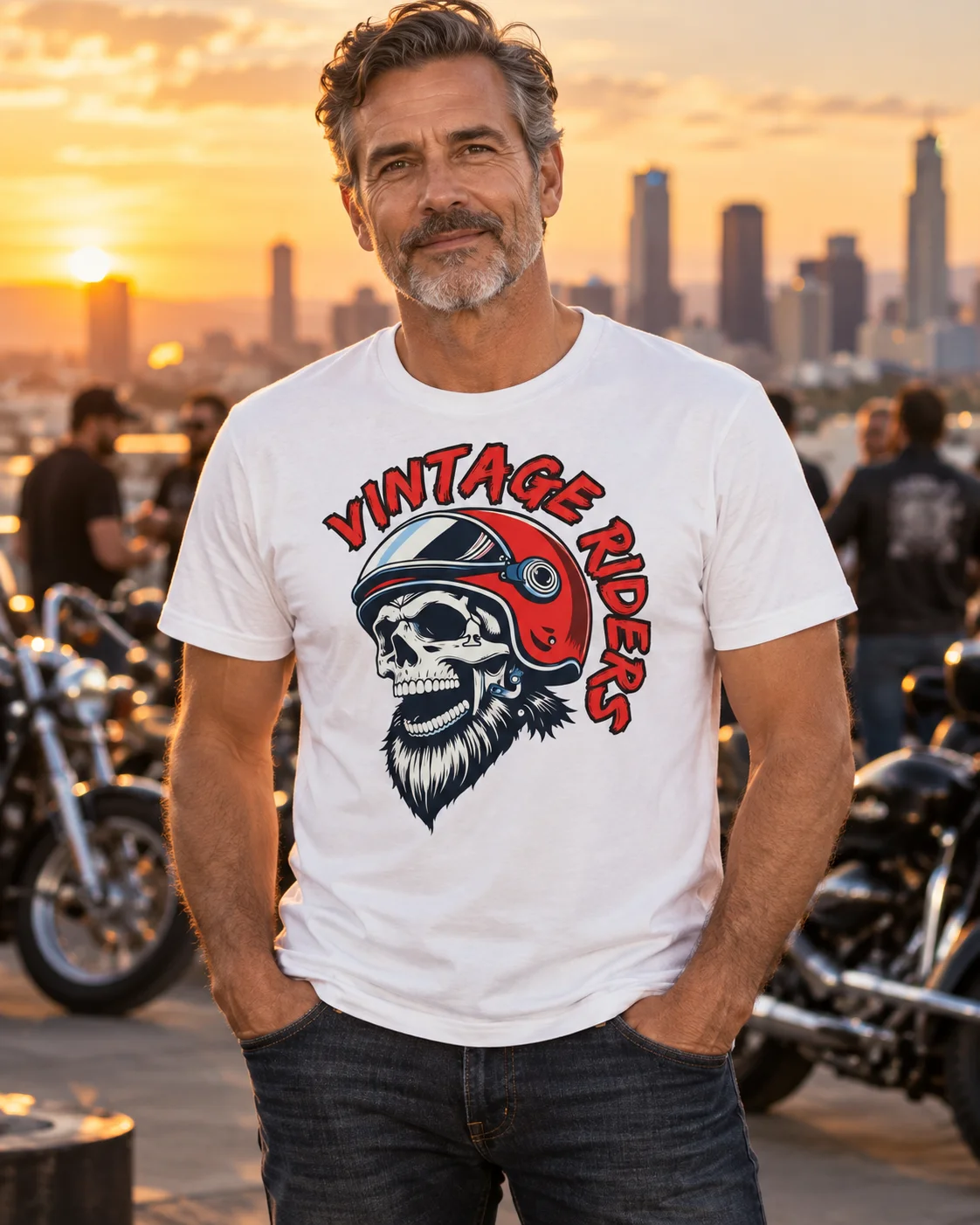 Bearded Skull — Bella+Canvas Unisex Supersoft Tee product image (1)