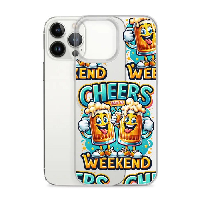 Cheers Taste the Weekend Phone Case – Beer Glass Design – Fun and Protective Phone Cover product image (16)
