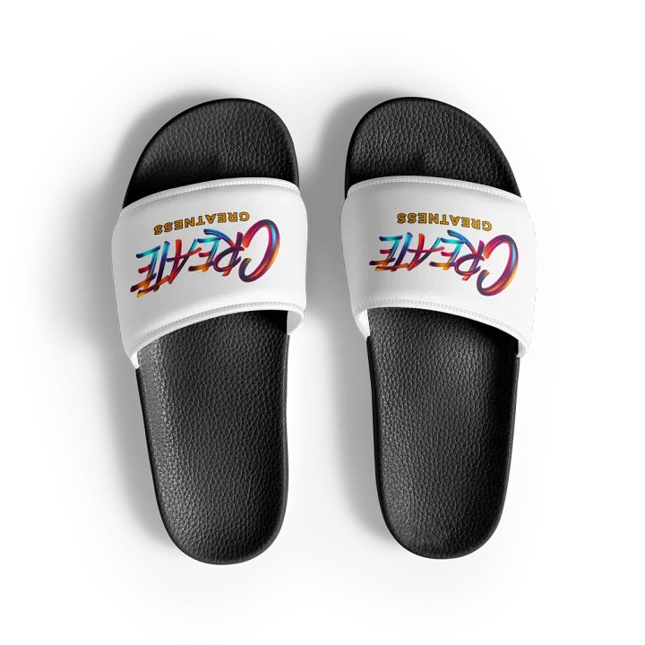 Create Greatness Men's Slides product image (1)