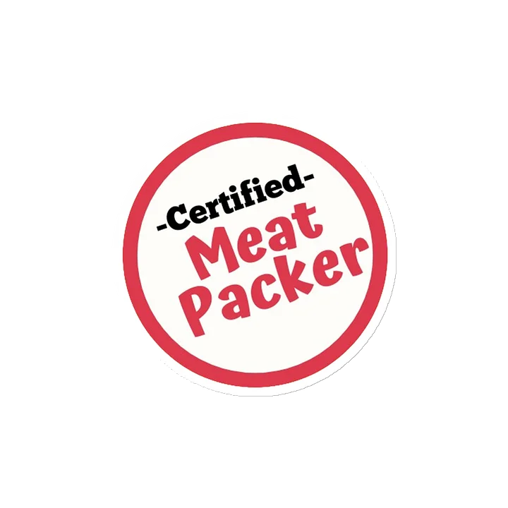 Certified Meat Packer | Die-Cut Magnets by Allcolor product image (2)