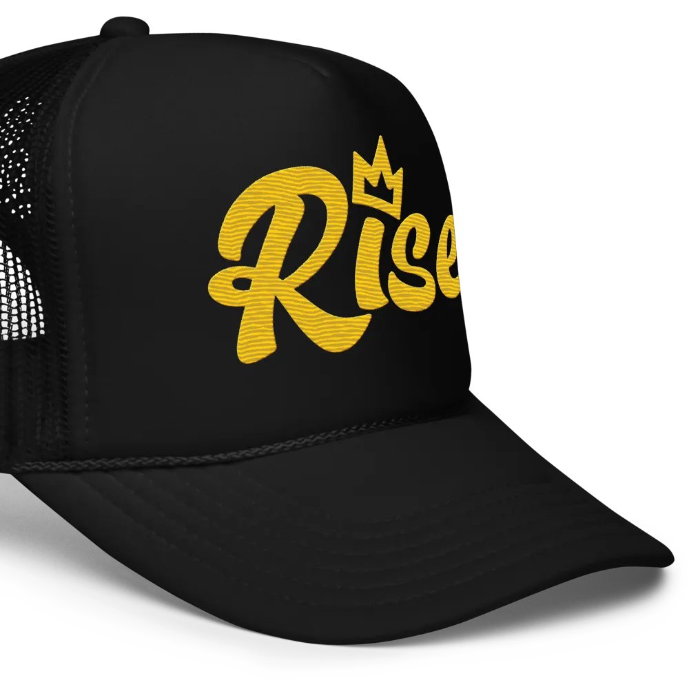 Rise Crowned Foam Trucker Hat product image (8)