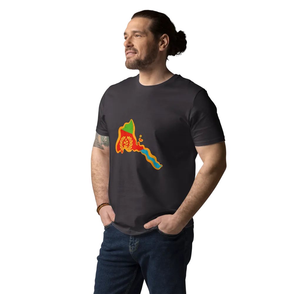 Eritrean Flag Emblem Organic T-Shirt product image (146)