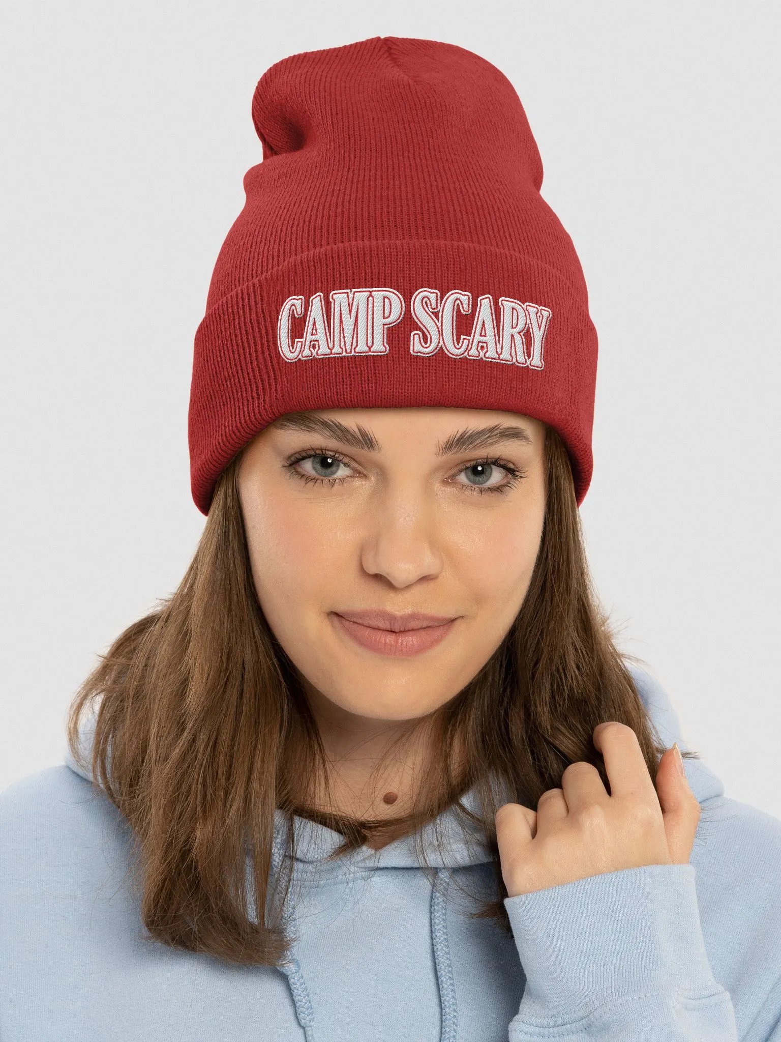 Something Scary Cuffed Beanie - Red Camp Scary product image (5)