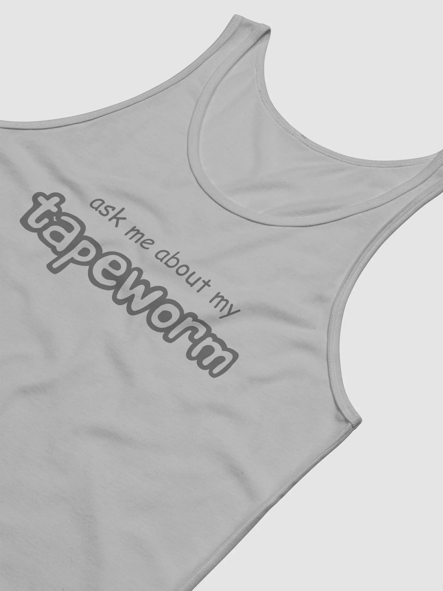 ask me about my tapeworm jersey tank top product image (4)
