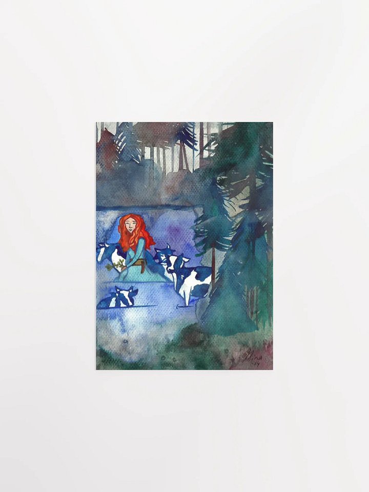Vellamo And The Magic Cows Art Print product image (1)