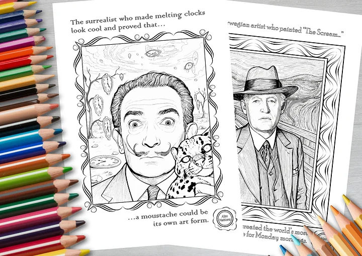 Colouring Book Pages - They Who Made The World Better product image (1)