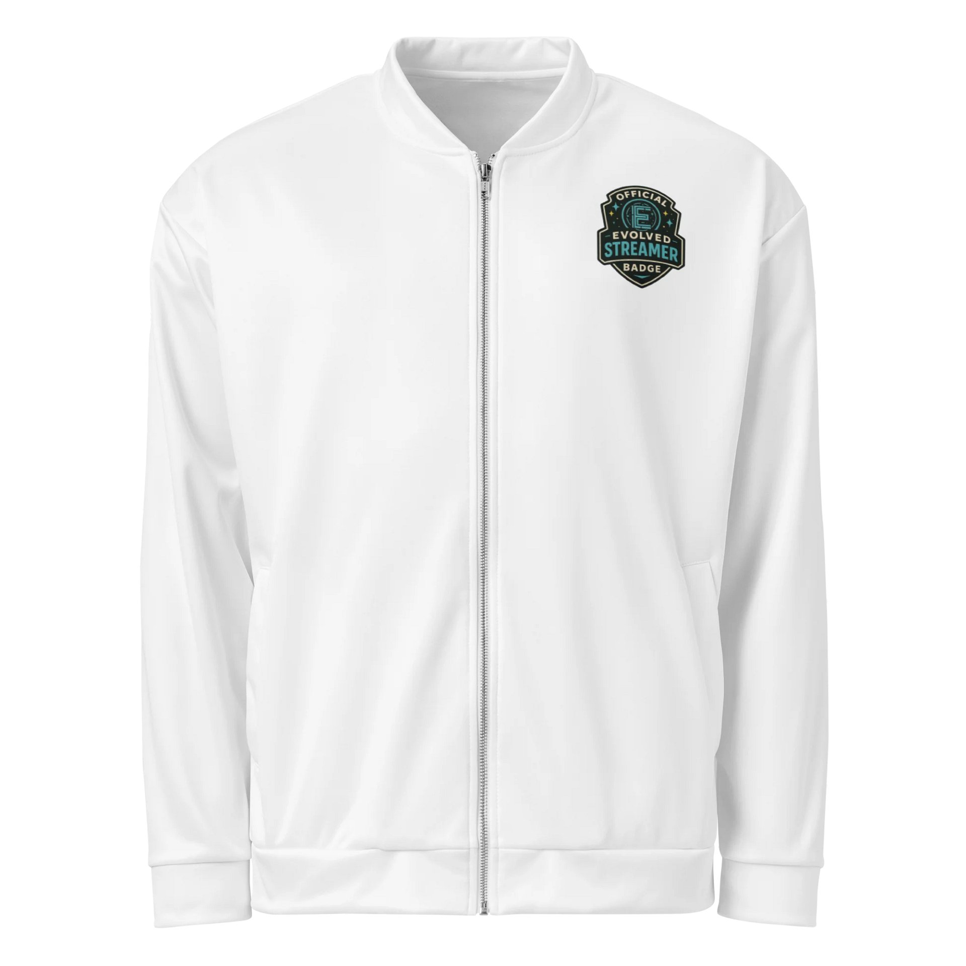 Evolved Streamer Badge All-Over Print Bomber Jacket product image (1)